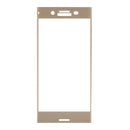 For Sony Xperia XZ Premium 0.33mm 9H Surface Hardness 3D Silk-screen Full Screen Tempered Glass Screen Protector(Gold)