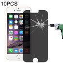 10PCS 9H Surface Hardness 180 Degree Privacy Anti Glare Screen Protector for iPhone 6 Plus