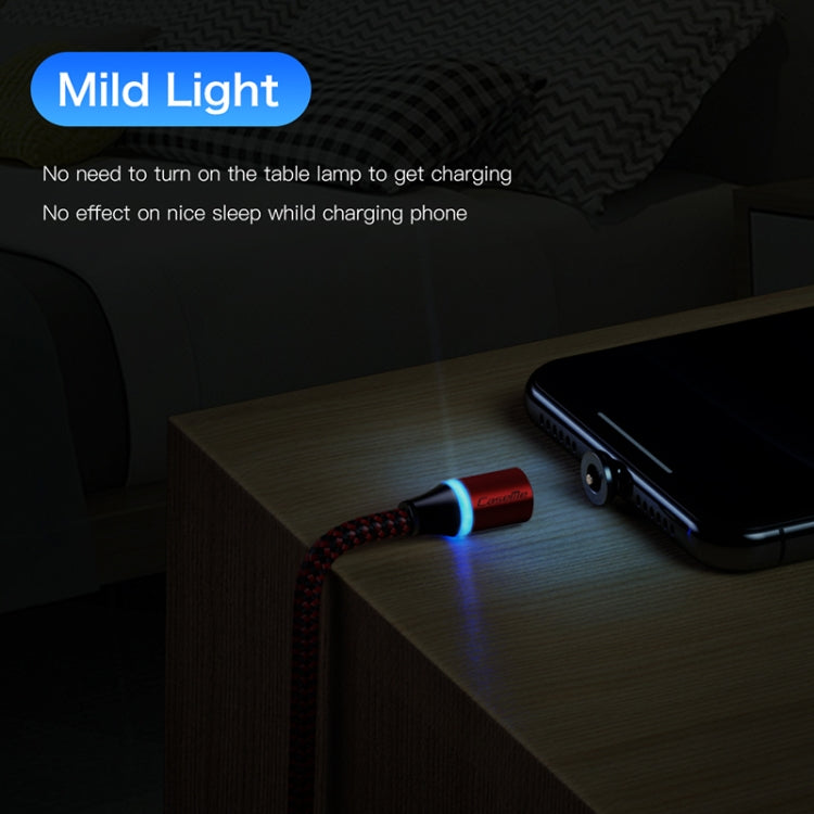 CaseMe Series 2 USB to Micro USB Magnetic Charging Cable, Length: 1m (Red)