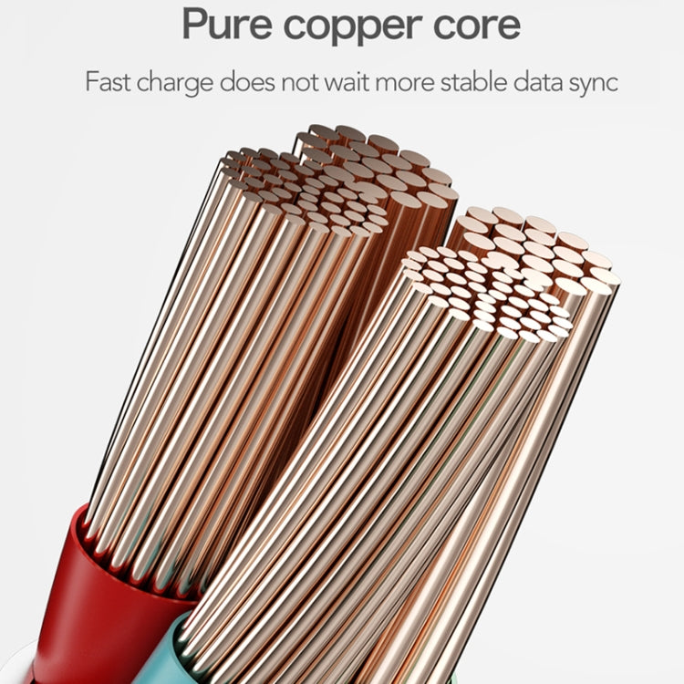 CaseMe Series 2 USB to Micro USB Magnetic Charging Cable, Length: 1m (Red)