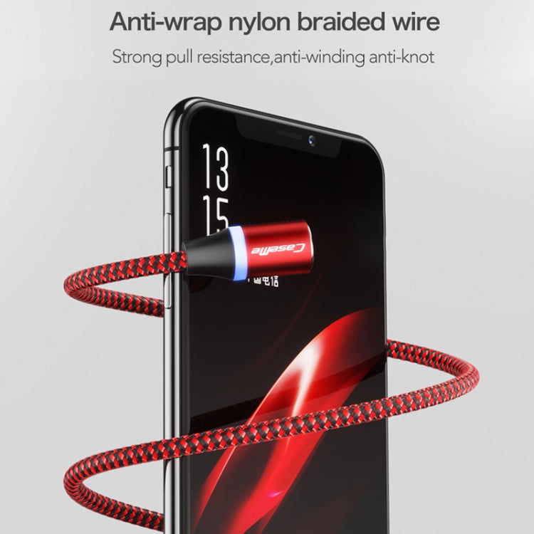CaseMe Series 2 USB to Micro USB Magnetic Charging Cable, Length: 1m (Red)