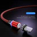 CaseMe Series 2 USB to Micro USB Magnetic Charging Cable, Length: 1m (Red)