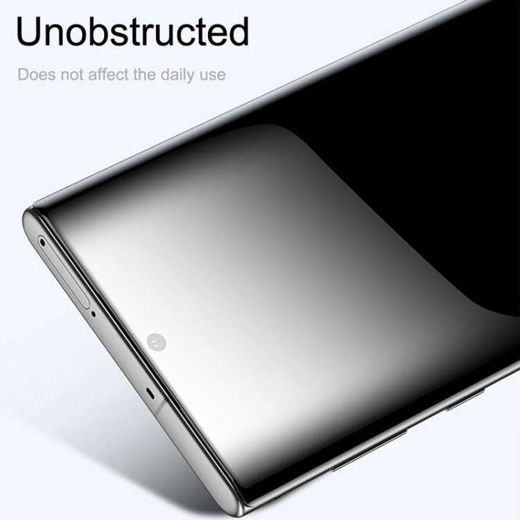 For OnePlus 8 Pro 9H 9D Curved Edge Tempered Glass Film(Black)