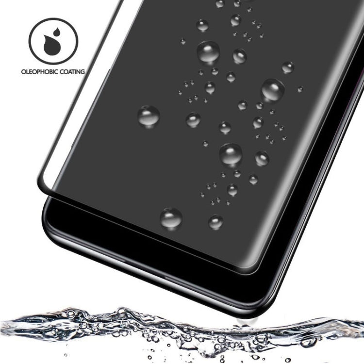 For OnePlus 8 Pro 9H 9D Curved Edge Tempered Glass Film(Black)