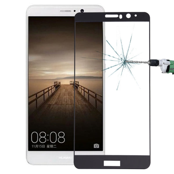 For Huawei Mate 9 0.26mm 9H Surface Hardness Explosion-proof Silk-screen Tempered Glass Full Screen Film (Black)