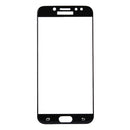 For Galaxy J7 Pro 0.3mm 9H Surface Hardness 3D Curved Silk-screen Full Screen Tempered Glass Screen Protector(Black)