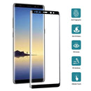 For Galaxy Note 8 0.3mm 9H Surface Hardness 3D Curved Silk-screen Full Screen Tempered Glass Screen Protector(Black)