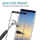 For Galaxy Note 8 0.3mm 9H Surface Hardness 3D Curved Silk-screen Full Screen Tempered Glass Screen Protector(Black)