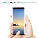 For Galaxy Note 8 0.3mm 9H Surface Hardness 3D Curved Silk-screen Full Screen Tempered Glass Screen Protector(Black)