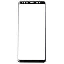 For Galaxy Note 8 0.3mm 9H Surface Hardness 3D Curved Silk-screen Full Screen Tempered Glass Screen Protector(Black)