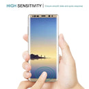 For Galaxy Note 8 0.3mm 9H Surface Hardness 3D Curved Silk-screen Full Screen Tempered Glass Screen Protector(Gold)