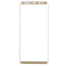 For Galaxy Note 8 0.3mm 9H Surface Hardness 3D Curved Silk-screen Full Screen Tempered Glass Screen Protector(Gold)