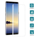 For Galaxy Note 8 0.3mm 9H Surface Hardness 3D Curved Silk-screen Full Screen Tempered Glass Screen Protector(Transparent)
