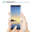 For Galaxy Note 8 0.3mm 9H Surface Hardness 3D Curved Silk-screen Full Screen Tempered Glass Screen Protector(Transparent)