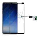 For Galaxy Note 8 0.3mm 9H Surface Hardness 3D Curved Silk-screen Non-full Screen Tempered Glass Screen Protector(Black)