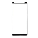 For Galaxy Note 8 0.3mm 9H Surface Hardness 3D Curved Silk-screen Non-full Screen Tempered Glass Screen Protector(Black)