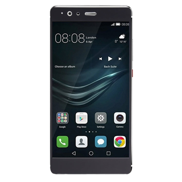 For Huawei P9 Plus 0.26mm 9H Surface Hardness Explosion-proof Silk-screen Tempered Glass Full Screen Film (Black)