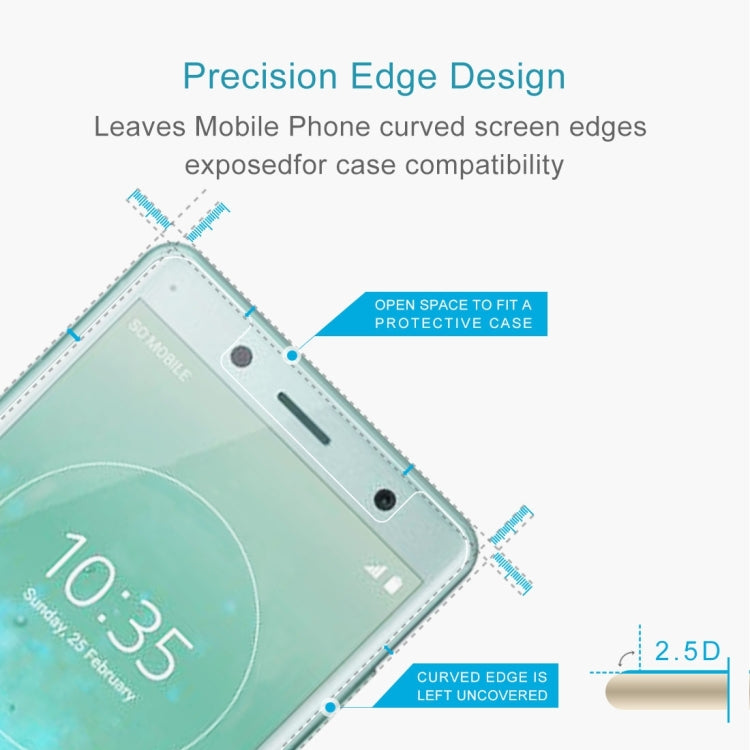 For Sony Xperia XZ2 Compact 0.26mm 9H Surface Hardness 2.5D Explosion-proof Tempered Glass Screen Film
