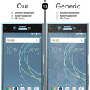 For Sony Xperia XZs 0.33mm 9H Surface Hardness 3D Curved Full Screen Tempered Glass Screen Protector(Black)