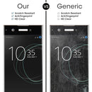 For Sony Xperia XA1 0.33mm 9H Surface Hardness 3D Curved Full Screen Tempered Glass Screen Protector(Black)