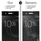 For Sony Xperia XA1 0.33mm 9H Surface Hardness 3D Curved Full Screen Tempered Glass Screen Protector(Black)
