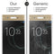 For Sony Xperia XA1 0.33mm 9H Surface Hardness 3D Curved Full Screen Tempered Glass Screen Protector(Gold)