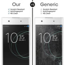 For Sony Xperia XA1 0.33mm 9H Surface Hardness 3D Curved Full Screen Tempered Glass Screen Protector(Transparent)