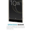 For Sony Xperia XA1 Ultra 0.33mm 9H Surface Hardness 3D Curved Full Screen Tempered Glass Screen Protector(Black)