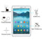 2 PCS 8 inch Universal 0.4mm 9H Surface Hardness Tempered Glass Screen Protector