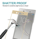 For Sony Xperia XZ1 0.26mm 9H Surface Hardness 3D Full Screen Tempered Glass Screen Protector(Gold)