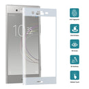 For Sony Xperia XZ1 0.26mm 9H Surface Hardness 3D Full Screen Tempered Glass Screen Protector(White)