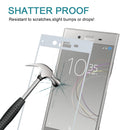 For Sony Xperia XZ1 0.26mm 9H Surface Hardness 3D Full Screen Tempered Glass Screen Protector(White)