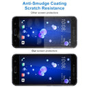 HTC U11 0.33mm 9H Surface Hardness Tempered Glass Screen Protector(Black)
