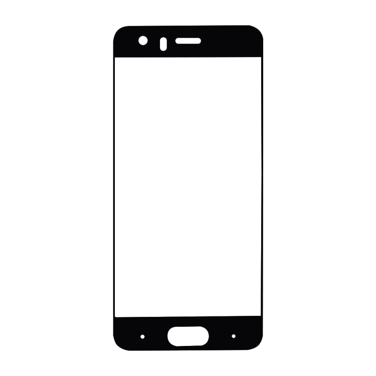 For Huawei Honor 9 0.26mm 9H Surface Hardness 2.5D Explosion-proof Silk-screen Tempered Glass Full Screen Film(Black)