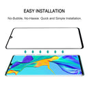 Edge Glue 3D Curved Edge Full Screen Tempered Glass Film for Huawei P30 Pro(Black)