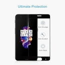 For OnePlus 5 0.26mm 9H Surface Hardness 2.5D Explosion-proof Silk-screen Tempered Glass Full Screen Film(Black)