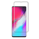 For Galaxy S10 5G 0.3mm 9H Surface Hardness 3D Curved Edge Glue Curved Full Screen Tempered Glass Film, Fingerprint Unlock Is Supported(Black)