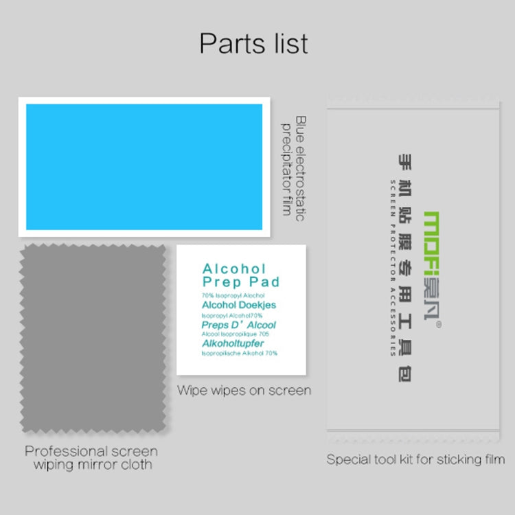 MOFI 9H 3D Curved Heat Bending Full Screen Tempered Glass Film for OnePlus 7 Pro (Black)