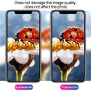 Titanium Alloy Metal Camera Lens Protector Tempered Glass Film for iPhone X(Silver)