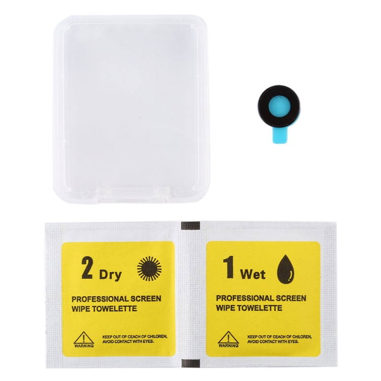 Titanium Alloy Metal Camera Lens Protector Tempered Glass Film for iPhone XR(Silver)