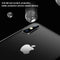 Titanium Alloy Metal Camera Lens Protector Tempered Glass Film for iPhone XS Max(Black)