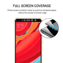 0.26mm 9H 2.5D Anti-scratch Silk-screen Tempered Glass Full Screen Film for Xiaomi Redmi S2 (Black)