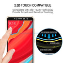 0.26mm 9H 2.5D Anti-scratch Silk-screen Tempered Glass Full Screen Film for Xiaomi Redmi S2 (Black)