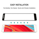 0.26mm 9H 2.5D Anti-scratch Silk-screen Tempered Glass Full Screen Film for Xiaomi Redmi S2 (Black)