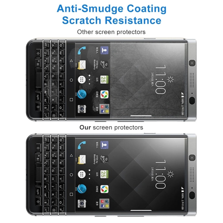 2 PCS for BlackBerry Keyone 0.26mm 9H Surface Hardness 2.5D Curved Edge Tempered Glass Screen Protector