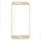 For LG K10 (2017) 0.3mm 9H Surface Hardness 2.5D Curved Silk-screen Full Screen Tempered Glass Screen Protector (Gold)