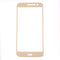 For LG K10 (2017) 0.3mm 9H Surface Hardness 2.5D Curved Silk-screen Full Screen Tempered Glass Screen Protector (Gold)
