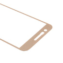 For LG K10 (2017) 0.3mm 9H Surface Hardness 2.5D Curved Silk-screen Full Screen Tempered Glass Screen Protector (Gold)