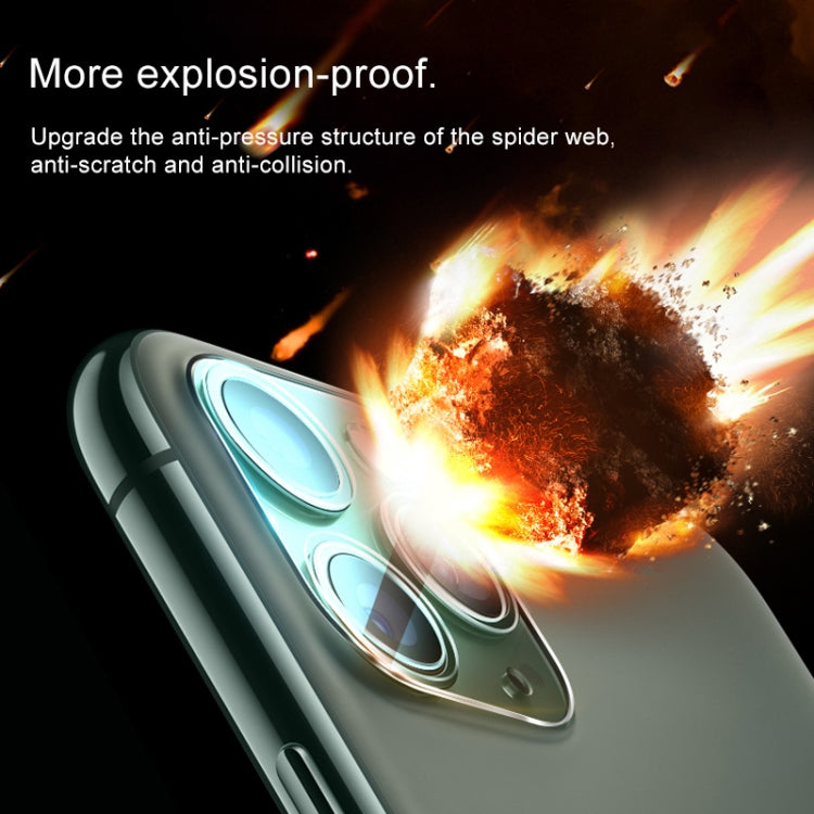50 PCS For iPhone 11 HD Rear Camera Lens Protector Tempered Glass Film