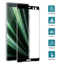 9H 3D Curved Full Screen Tempered Glass Film for Sony Xperia XZ3(Black)